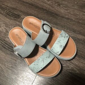 Patrizia by Spring Step Light Blue Sandals Size 7